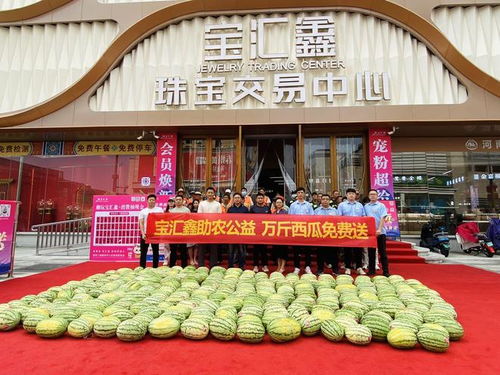 暴雨無(wú)情人有情 萬(wàn)斤西瓜暖心行 鄭州寶匯鑫珠寶城攜手東大街博愛(ài)社區(qū)開展愛(ài)心助農(nóng)公益活動(dòng)